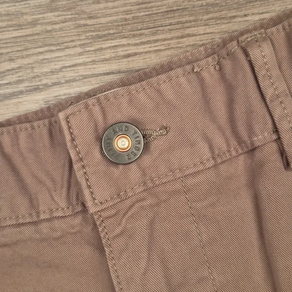FLINT AND TINDER Solid Tan Pattern Sz 32 x 5" Mens 365 Chino Casual Shorts NEW - Picture 3 of 9